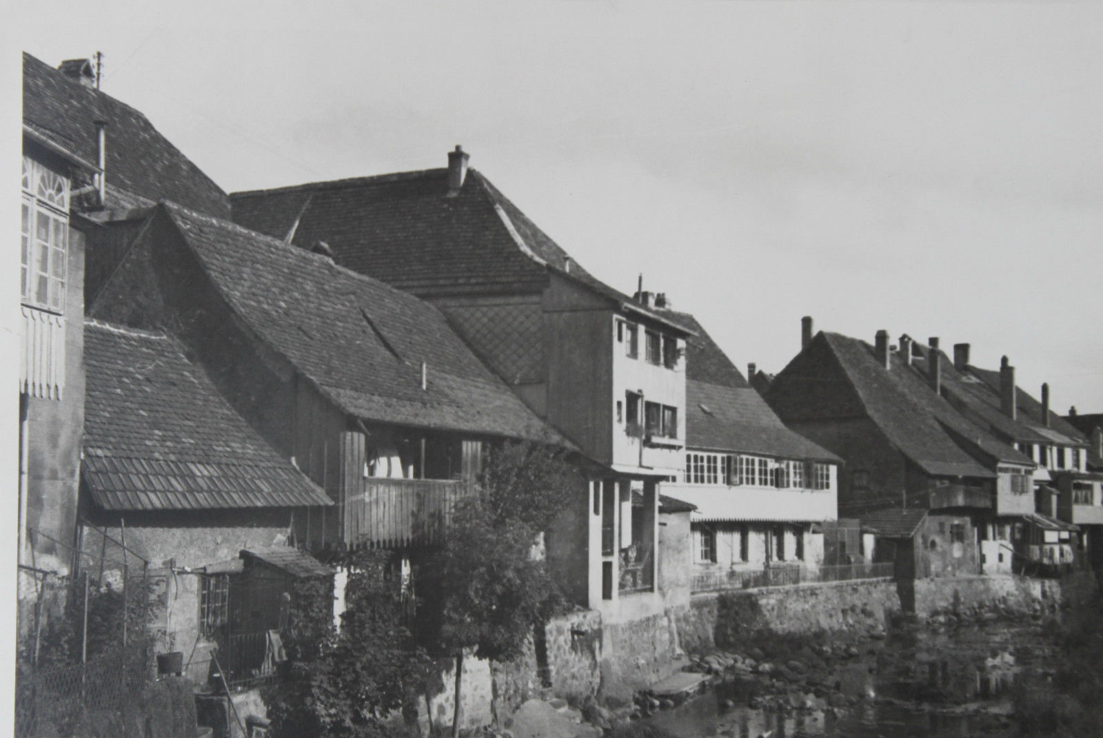 Masevaux en Alsace. Photographie originale années 1950