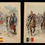 Miniature : Costumes militaires du monde par Aristide Boulineau (ca 1880-1895). Unique.