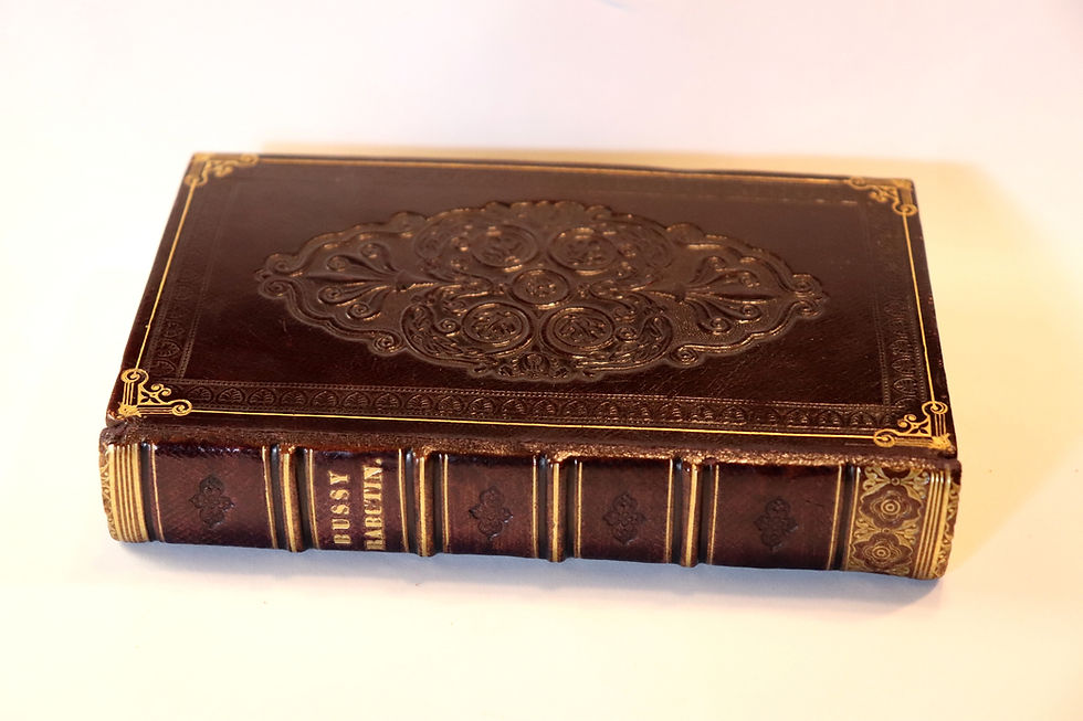 Bussy-Rabutin. Discours à ses enfants (1694). Edition originale. Belle reliure