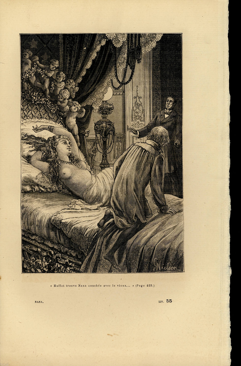 Miniature : 1882 | Emile Zola | Nana | Première édition illustrée | Un des 100 ex. hollande