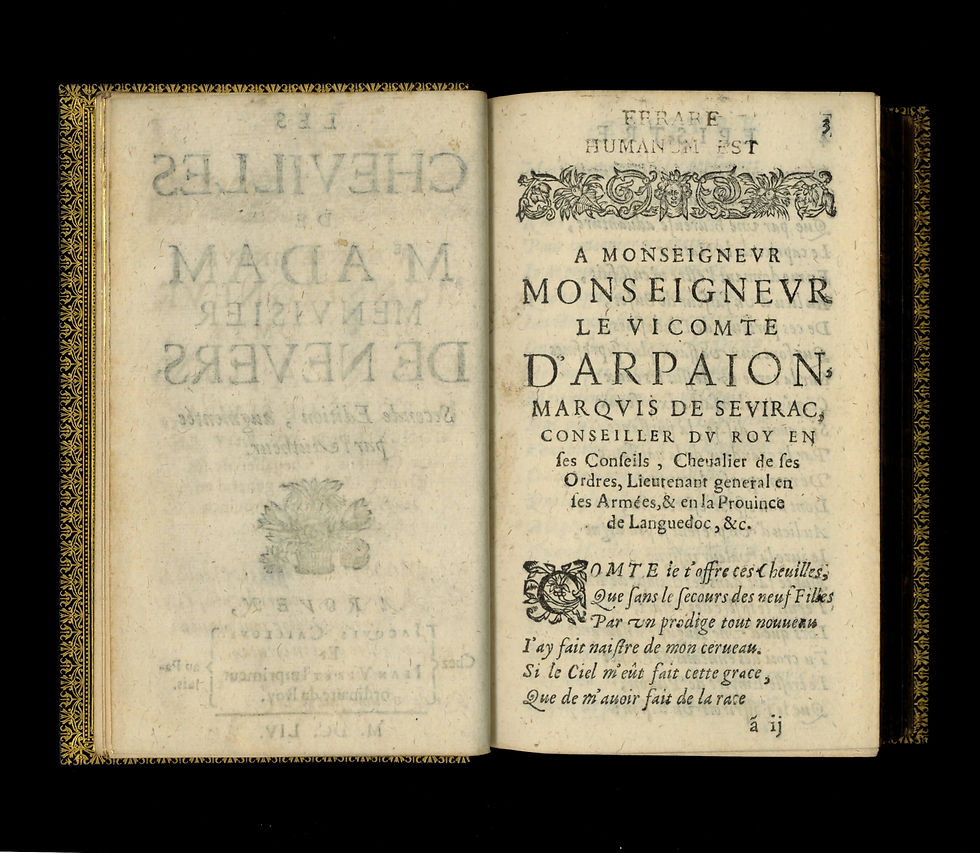 Miniature : 1654 | Adam Billaut | Les Chevilles de Me Adam Menuisier de Nevers. Maroquin