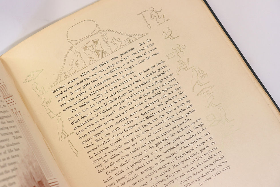 Miniature : Octave Uzanne. Paul Avril. The Mirror of the World (1889). 100 ex. sur Japon.