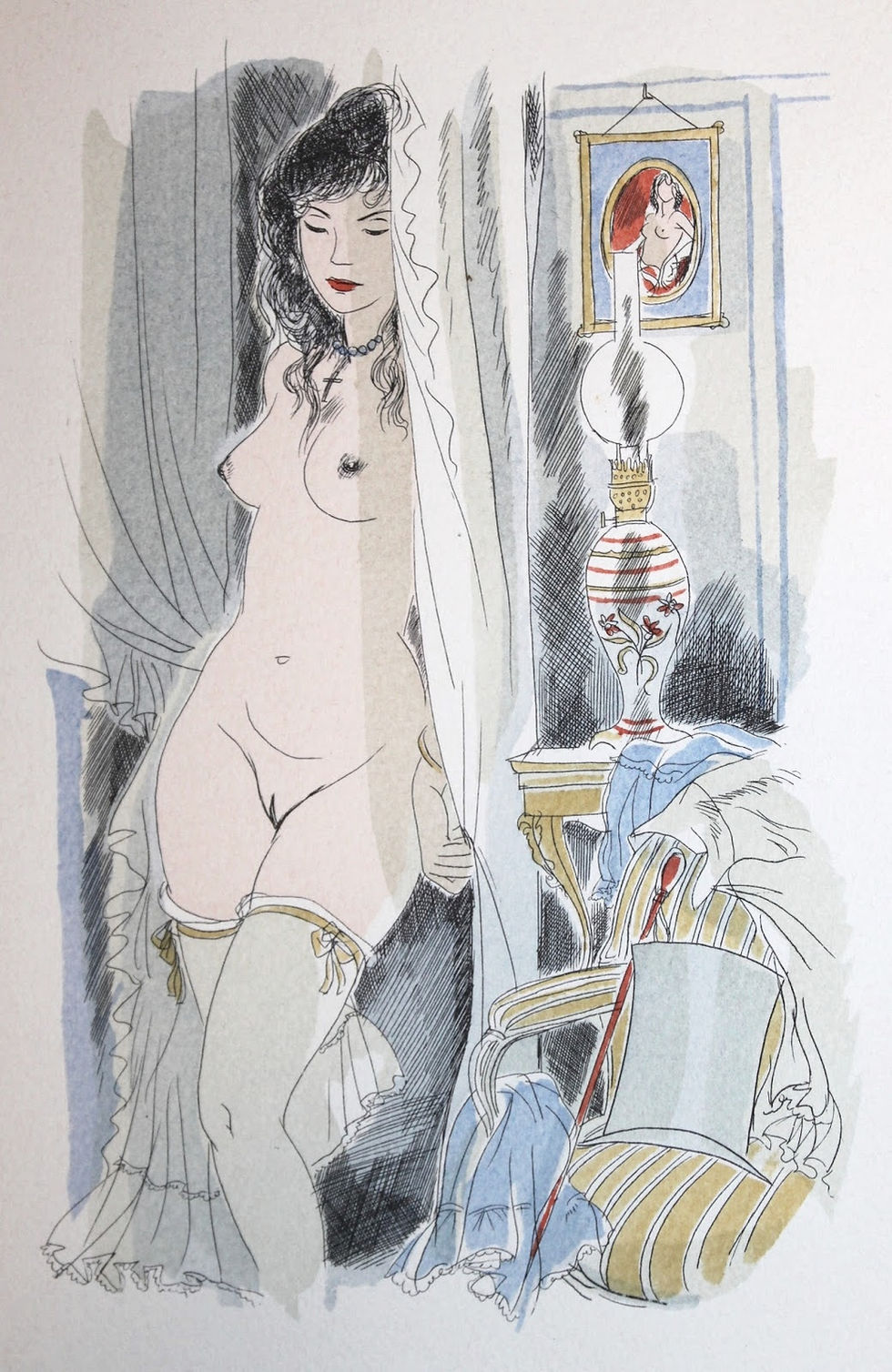 Miniature : Un été à la campagne par Gustave Droz. Illustrations de Gaston Barret