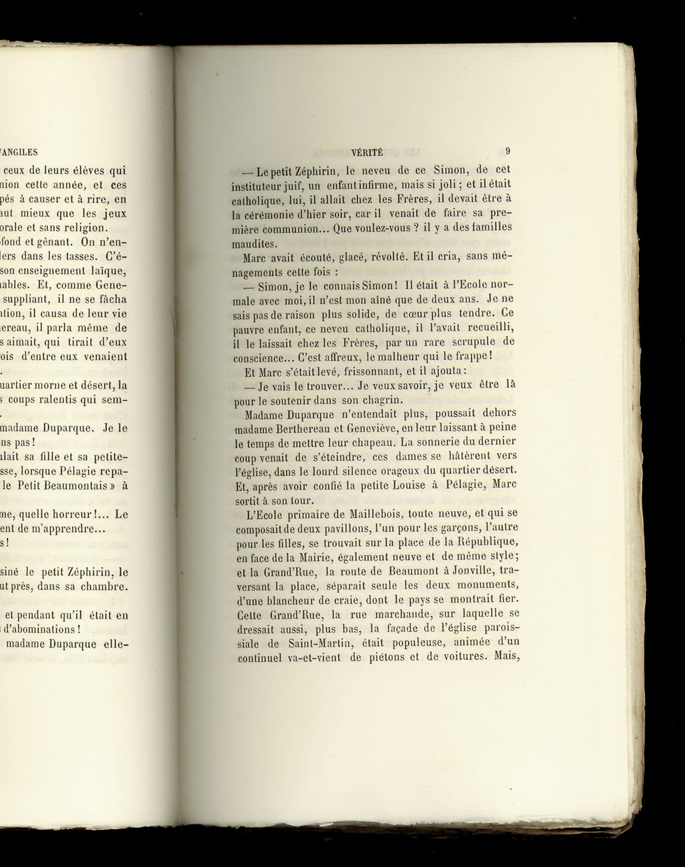 Miniature : Emile Zola. Vérité. 1903. Edition originale. 1/200 ex. sur Hollande.