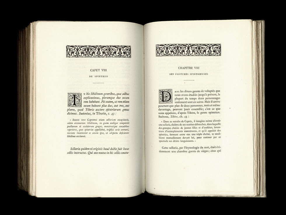 Miniature : Forberg. Manuel d'érotologie classique (1882). Rare tirage à 160 ex.