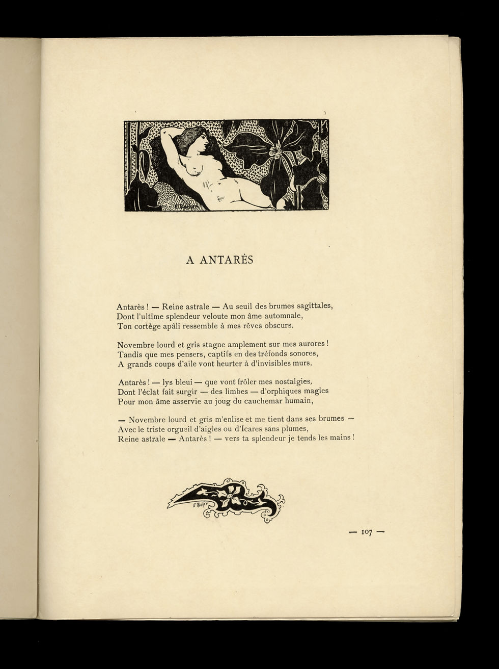 Miniature : Edmond Rocher. La Chanson des Yeux Verts (1896). 1/10 Japon. Rarissime. Superbe.