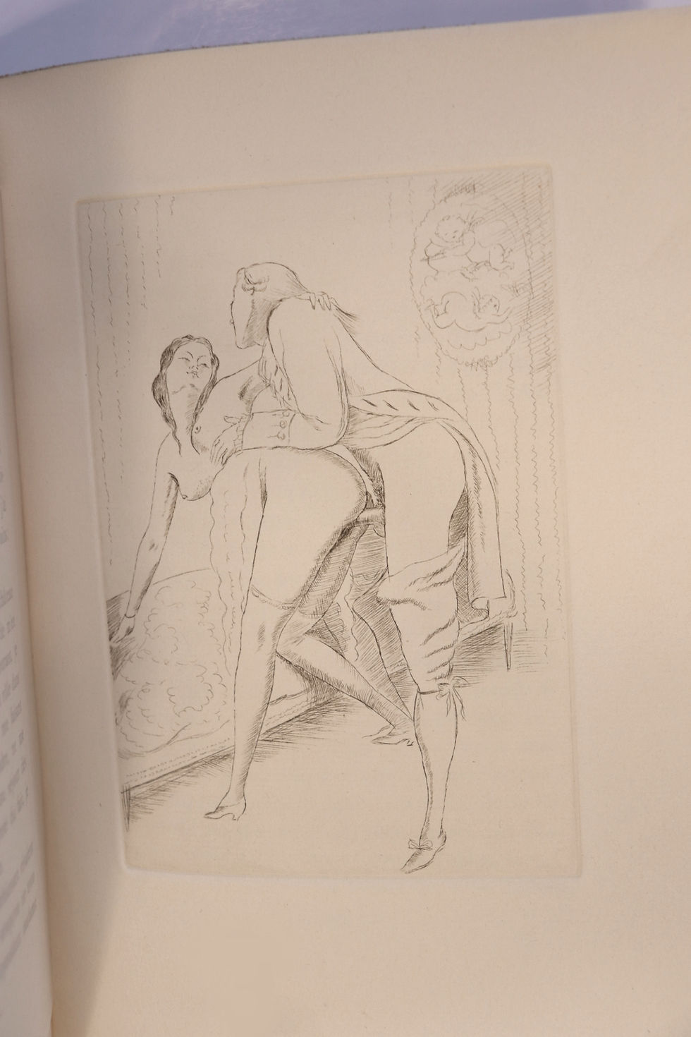 Miniature : Mirabeau. Le libertin de qualité (1929). 19 eaux-fortes. 1/200 ex. Rare curiosa