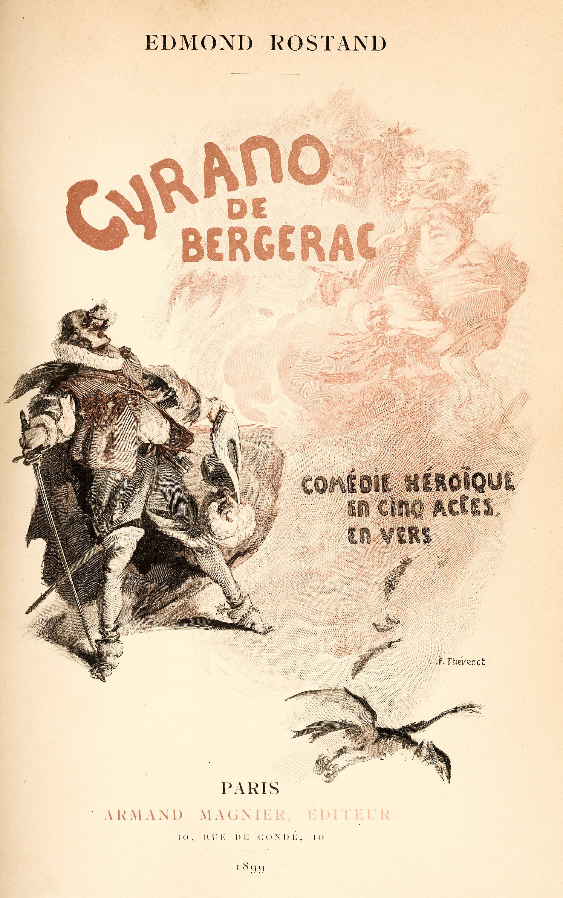 Edmond Rostand | Cyrano de Bergerac | Première édition illustrée (1899)