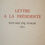 Miniature : Lettre à la Présidente par Théophile Gautier (1940). Classique de l'érotisme