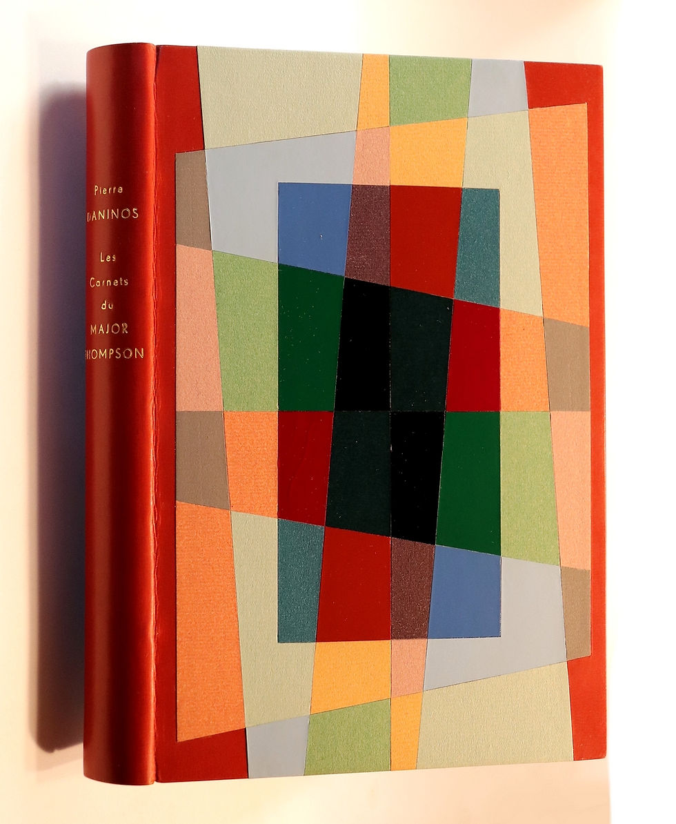 Pierre Daninos. Les Carnets du Major Thompson. Reliure Pierre-Lucien Martin 1959
