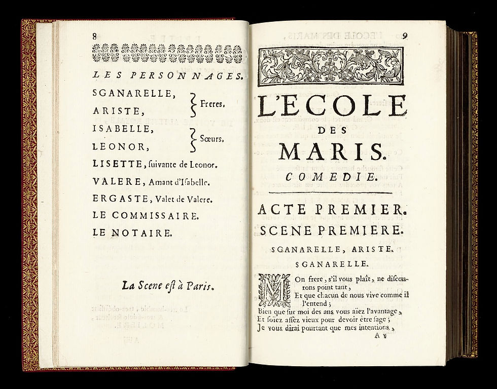 Miniature : Les Oeuvres de Molière | Première édition de Toulouse (1697). Superbe exemplaire