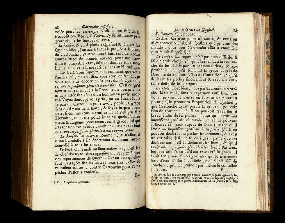 Miniature : Polémique janséniste | Bulle Unigenitus (1713) | Recueil de 9 pièces 1714-1731
