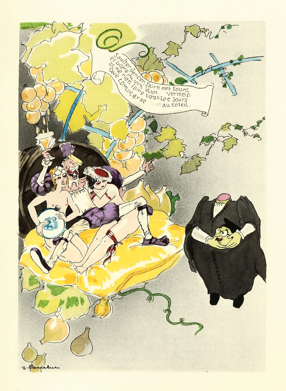 Miniature : Rabelais. Gargantua & Pantagruel imagés par Jacques Touchet (1935) 1/40 ex. Rare