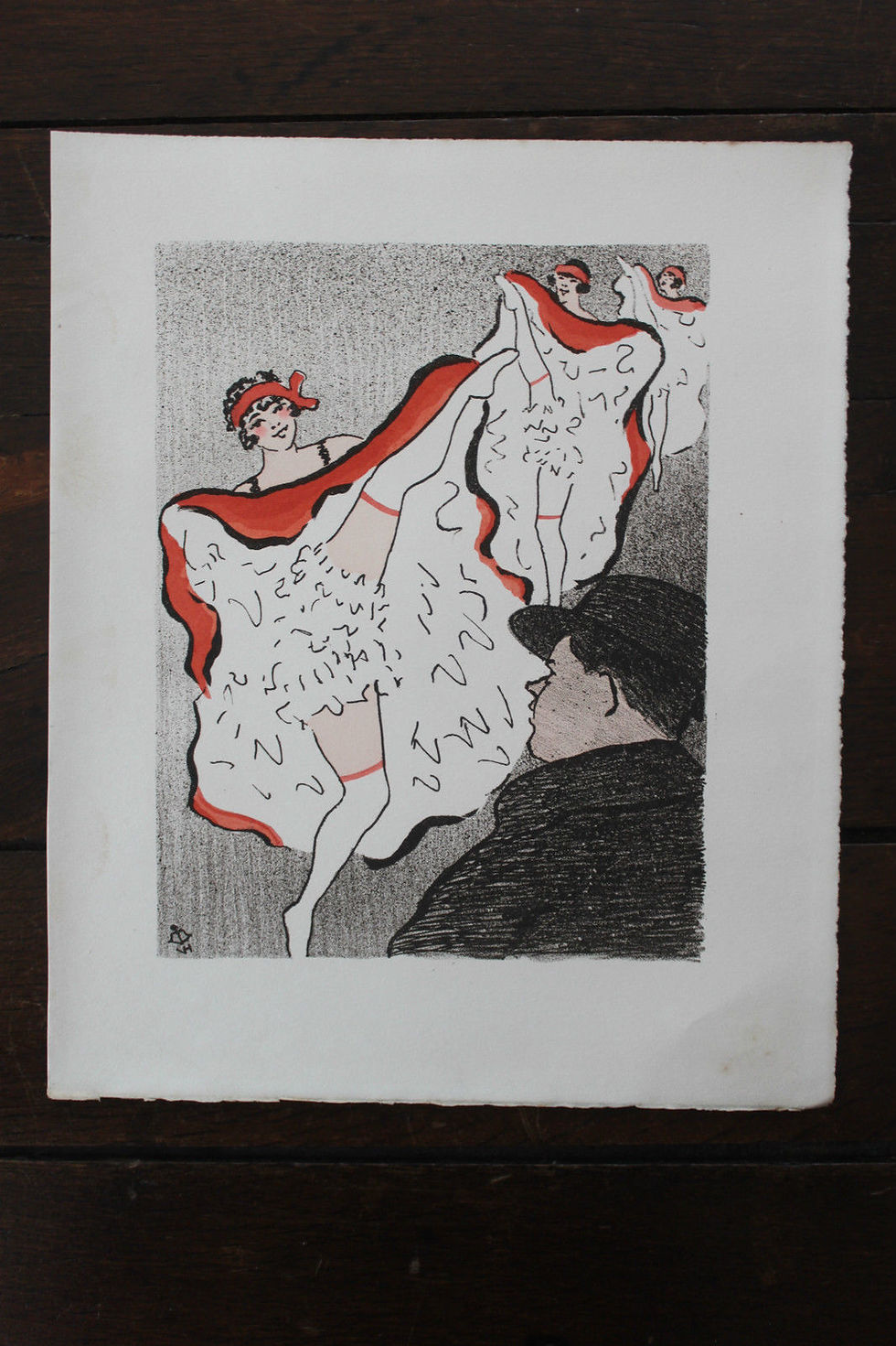 Miniature : Lithographie de Georges Van Houten Moulin rouge