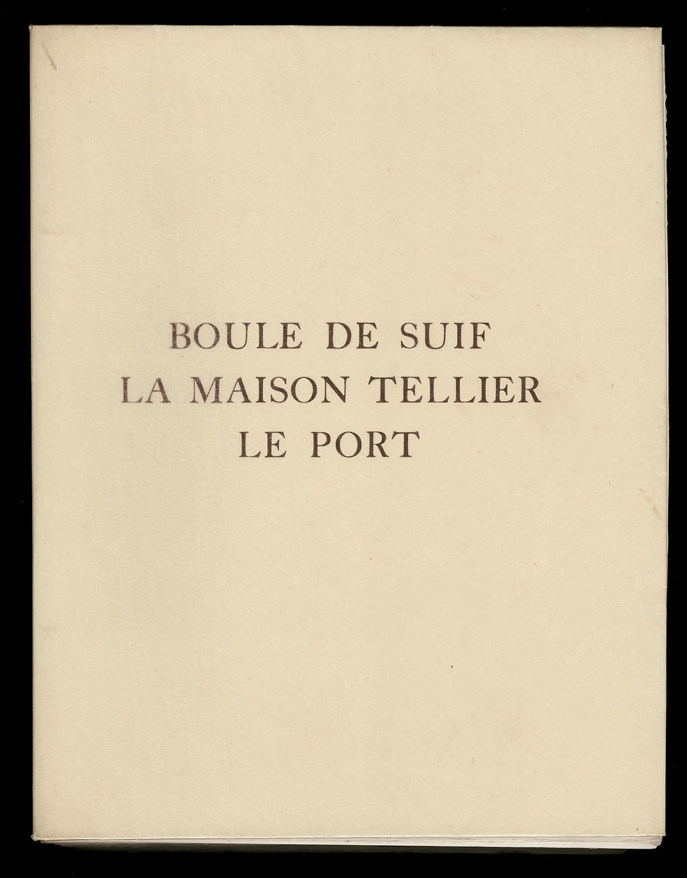 Miniature : Guy de Maupassant | Dignimont | Boule de suif | La Maison Tellier | Le Port