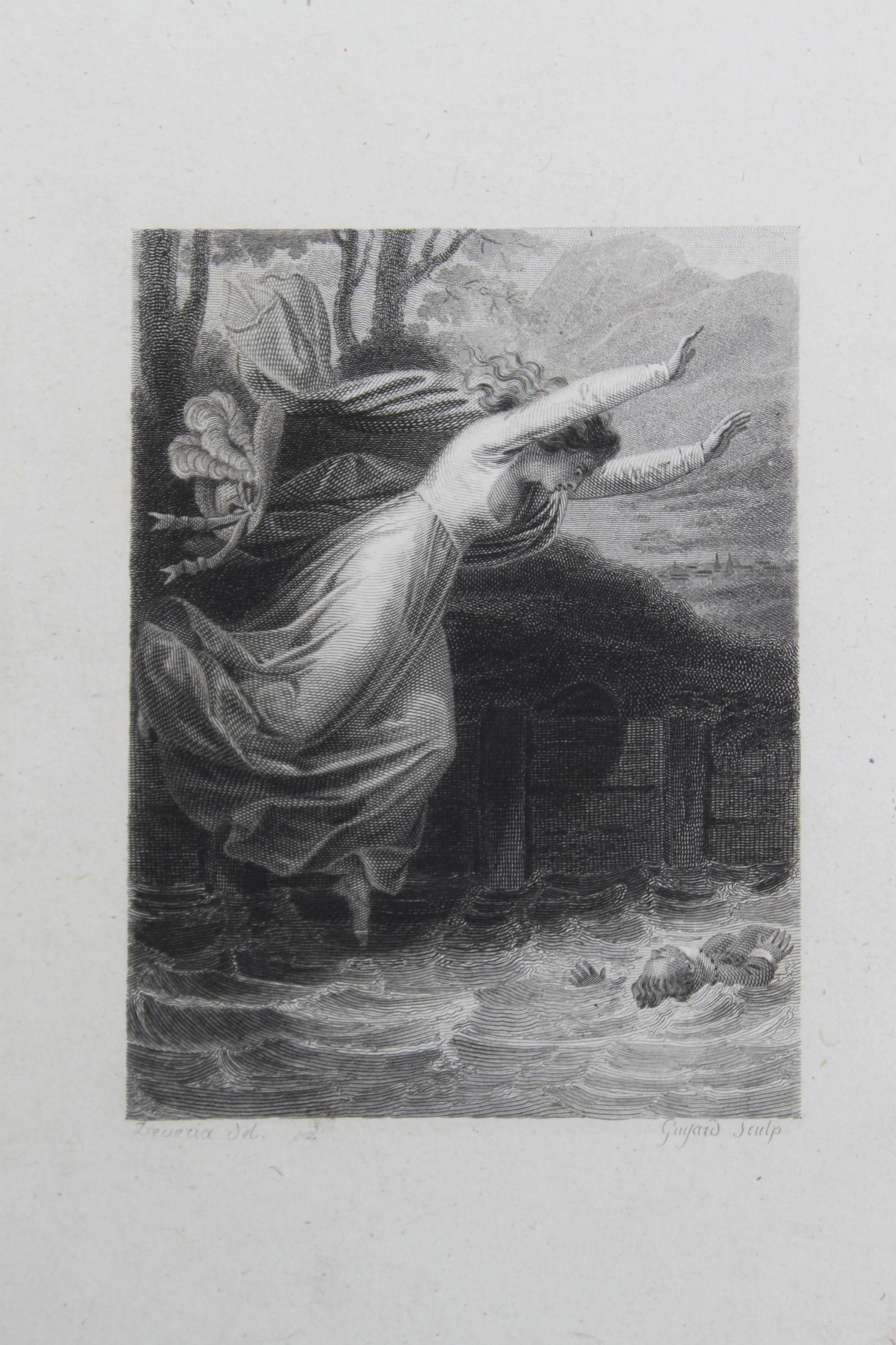 Achille Devéria. Estampe sur acier pour J. J. Rousseau (vers 1827)