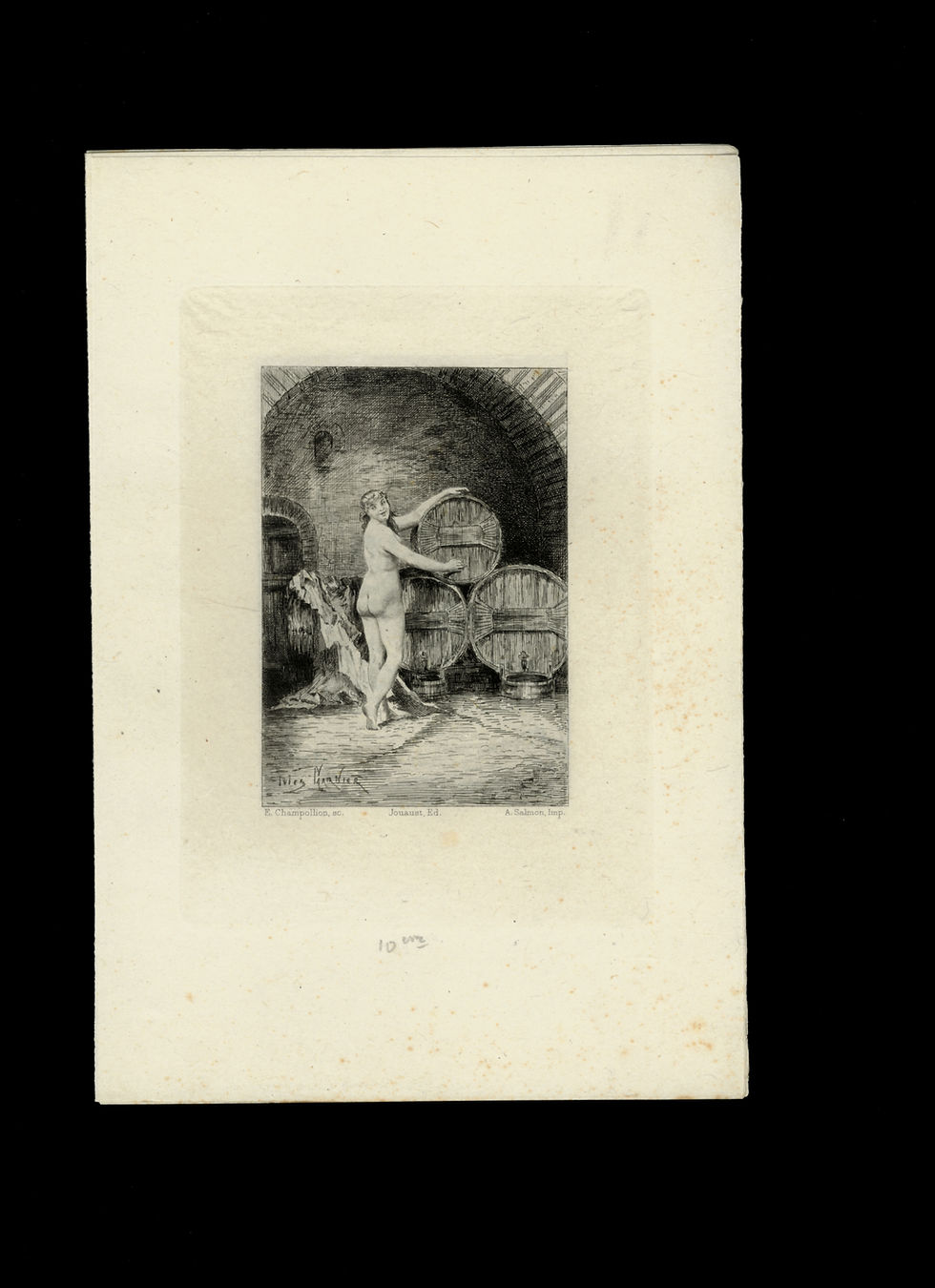 Miniature : Giovanni Francesco Straparola. Les facétieuses nuits (1907). Carrington. Lebègue