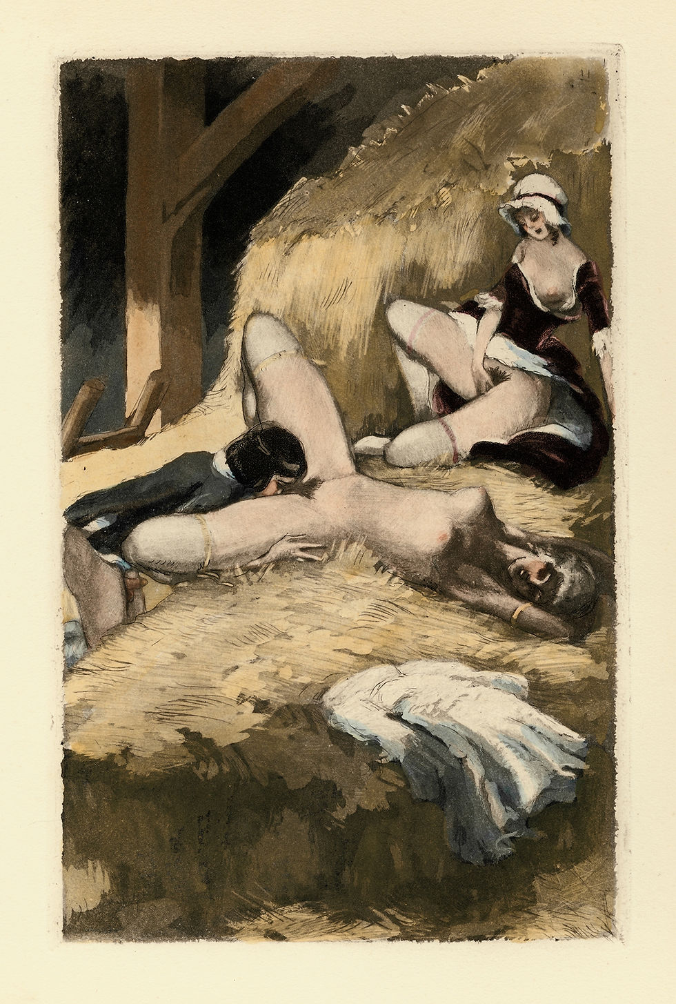 Miniature : [1798] 1929 | L'Anti-Justine de Restif de La Bretonne | avec 12 aquatintes