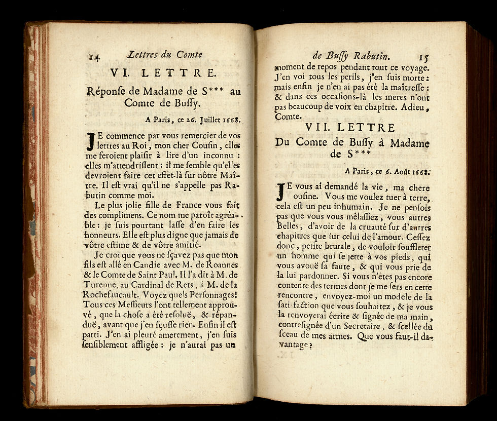 Miniature : 1720-1727 | Lettres de Bussy-Rabutin | Précieux exemplaire Chaulnes Luynes