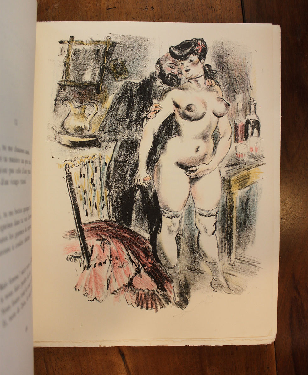 Miniature : Paul Verlaine. Berthommé Saint André. Œuvres libres. Les Amies. Femmes. (1942).