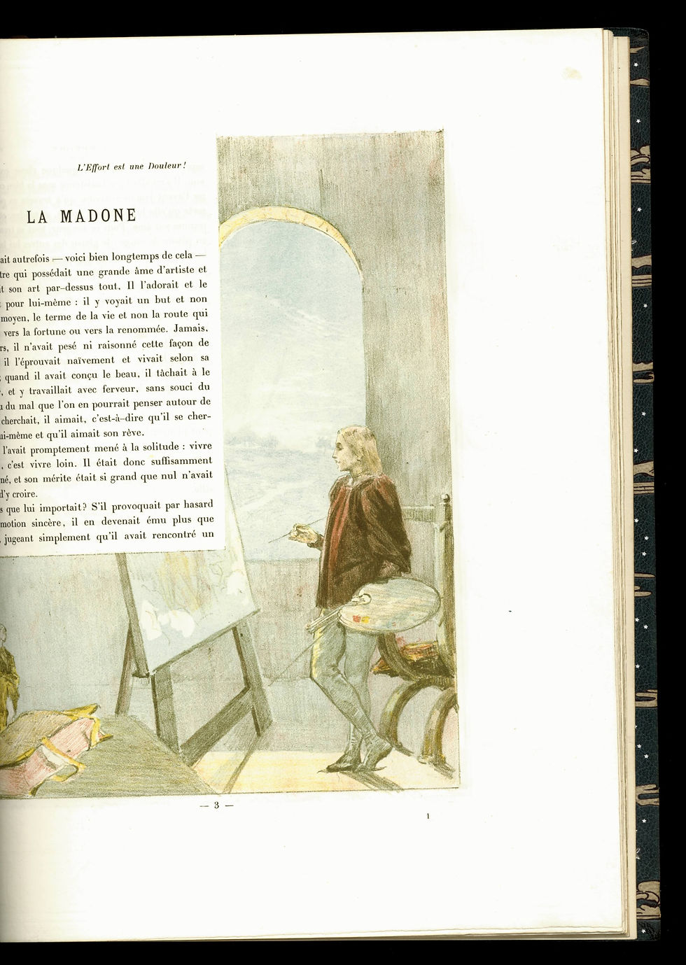 Miniature : La Madone par Edmond Haraucourt | Lithographies en couleurs d'Alex Lunois (1894)