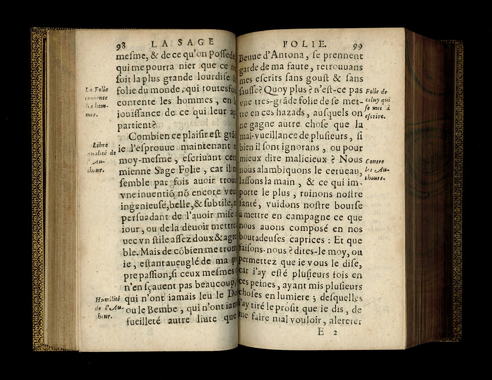 Miniature : 1635 | Spelta | Spelte | L. Garon | La Sage-Folie, Fontaine d'allégresse, et.