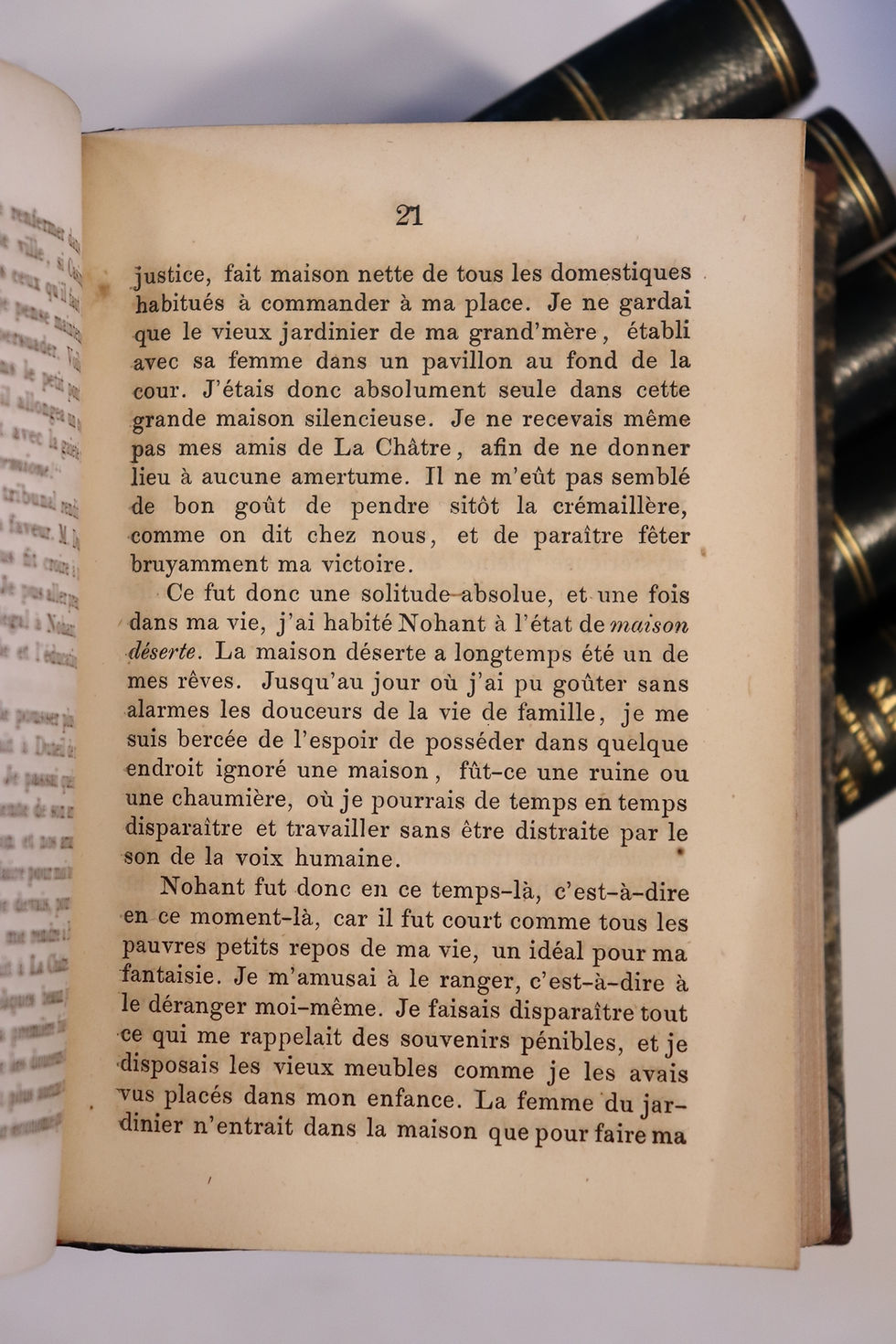 Miniature : George Sand. Histoire de ma vie. 1855. Rarissime !