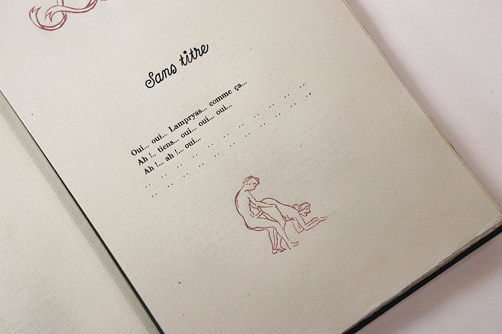 Miniature : Les Chansons secrètes de Bilitis (1946). Très bel illustré érotique clandestin