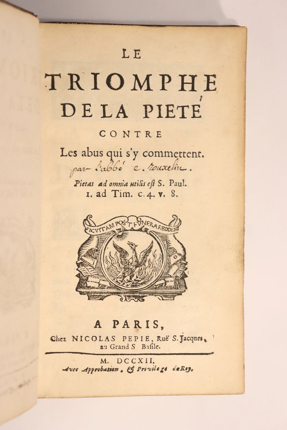 Miniature : Exemplaire aux armes de Louise-Françoise de Bourbon, Mademoiselle de Nantes 1712