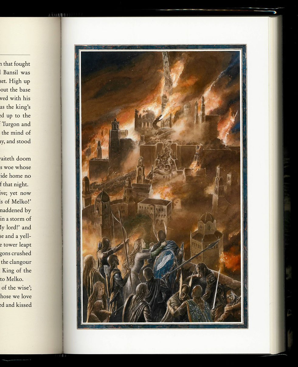 Miniature : J.R.R. TOLKIEN Edited by Christopher Tolkien | The Fall of Gondolin | 2018 First