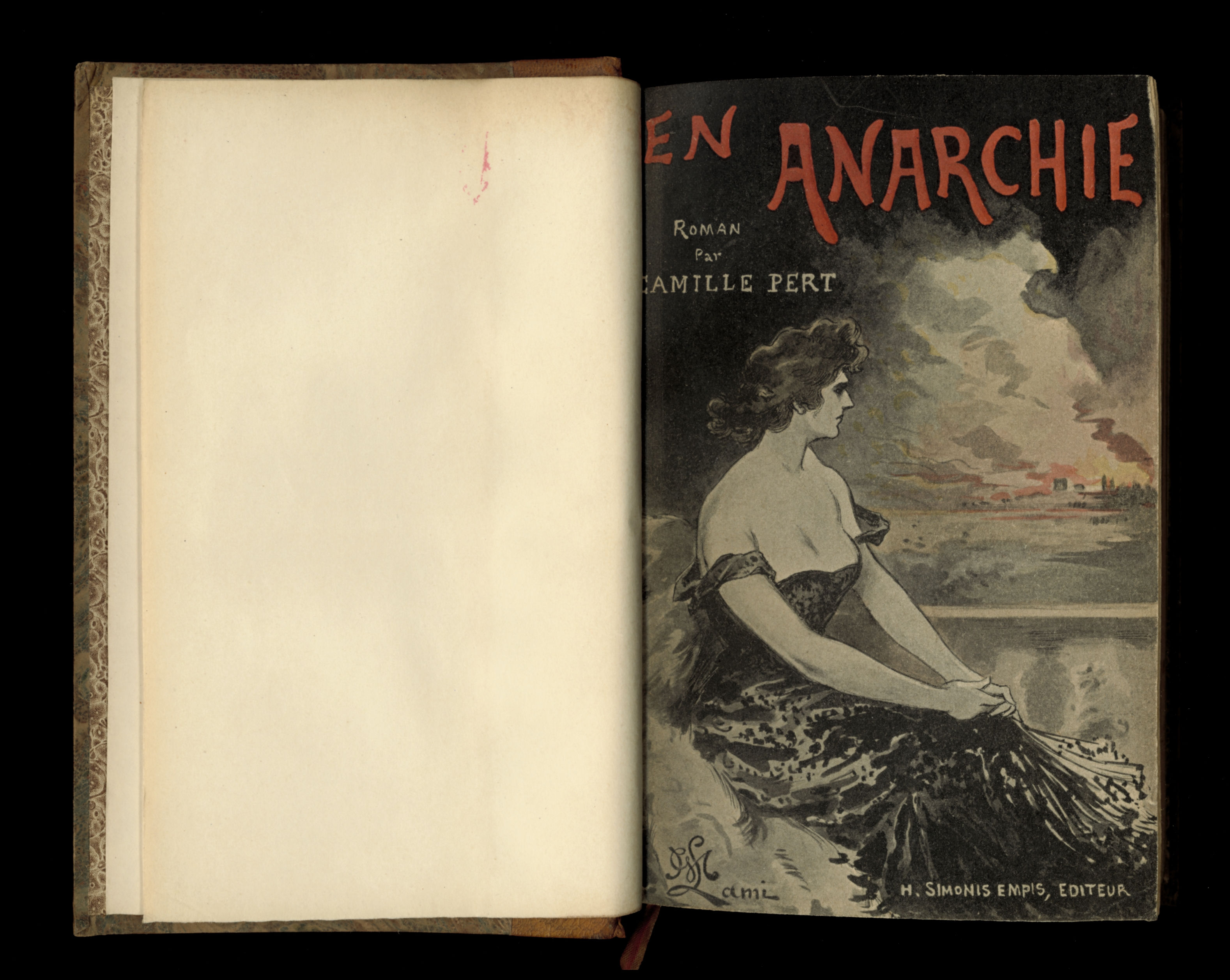 Camille Pert. En Anarchie (1901). Roman sur les milieux anarchistes. EO