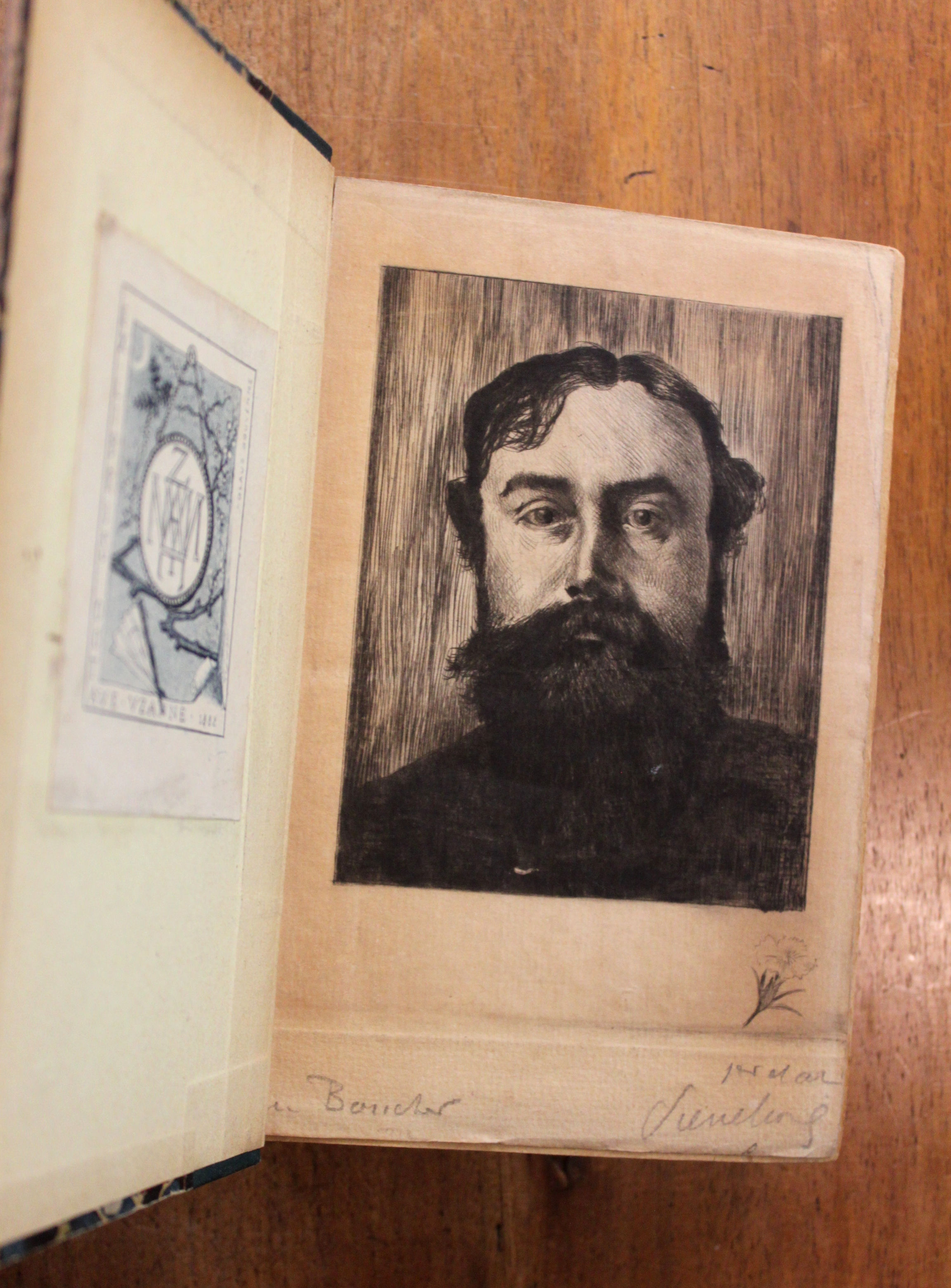 Mauriche Bouchor. Les Symboles (1888). 1/25 ex. Hollande. Ex. O. Uzanne