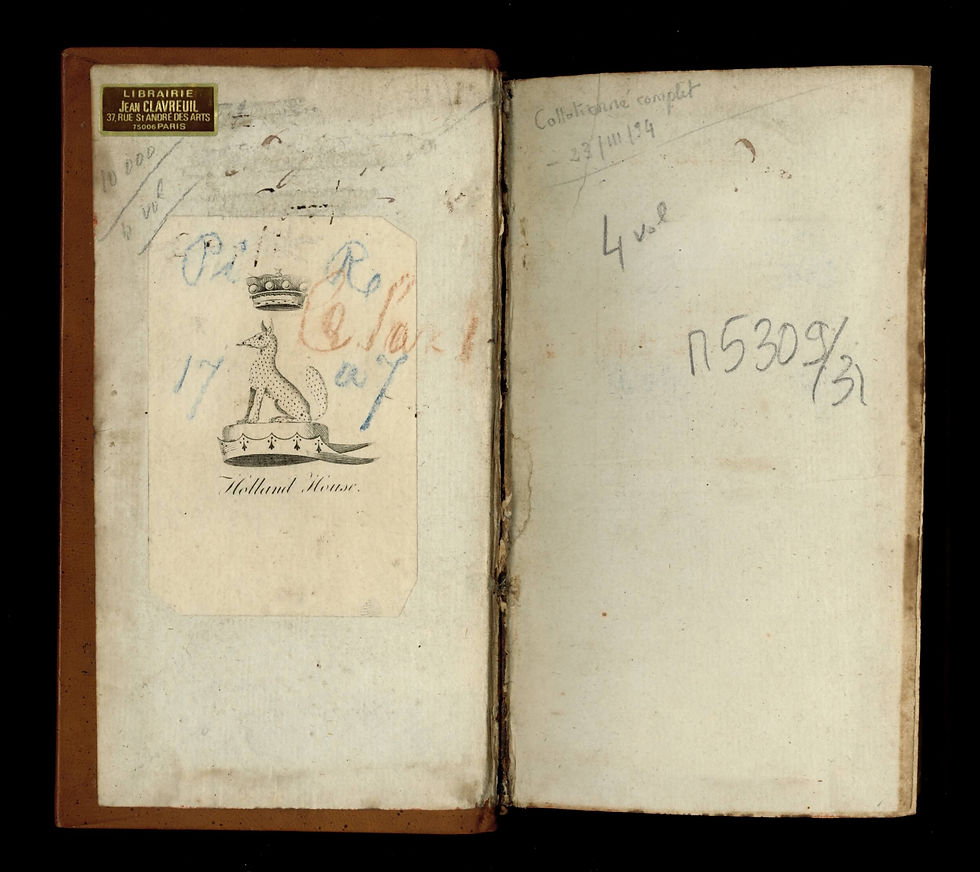 Miniature : Le Paysan-Paysanne pervertis de Rétif de la Bretonne (1784-1787) | Holland House
