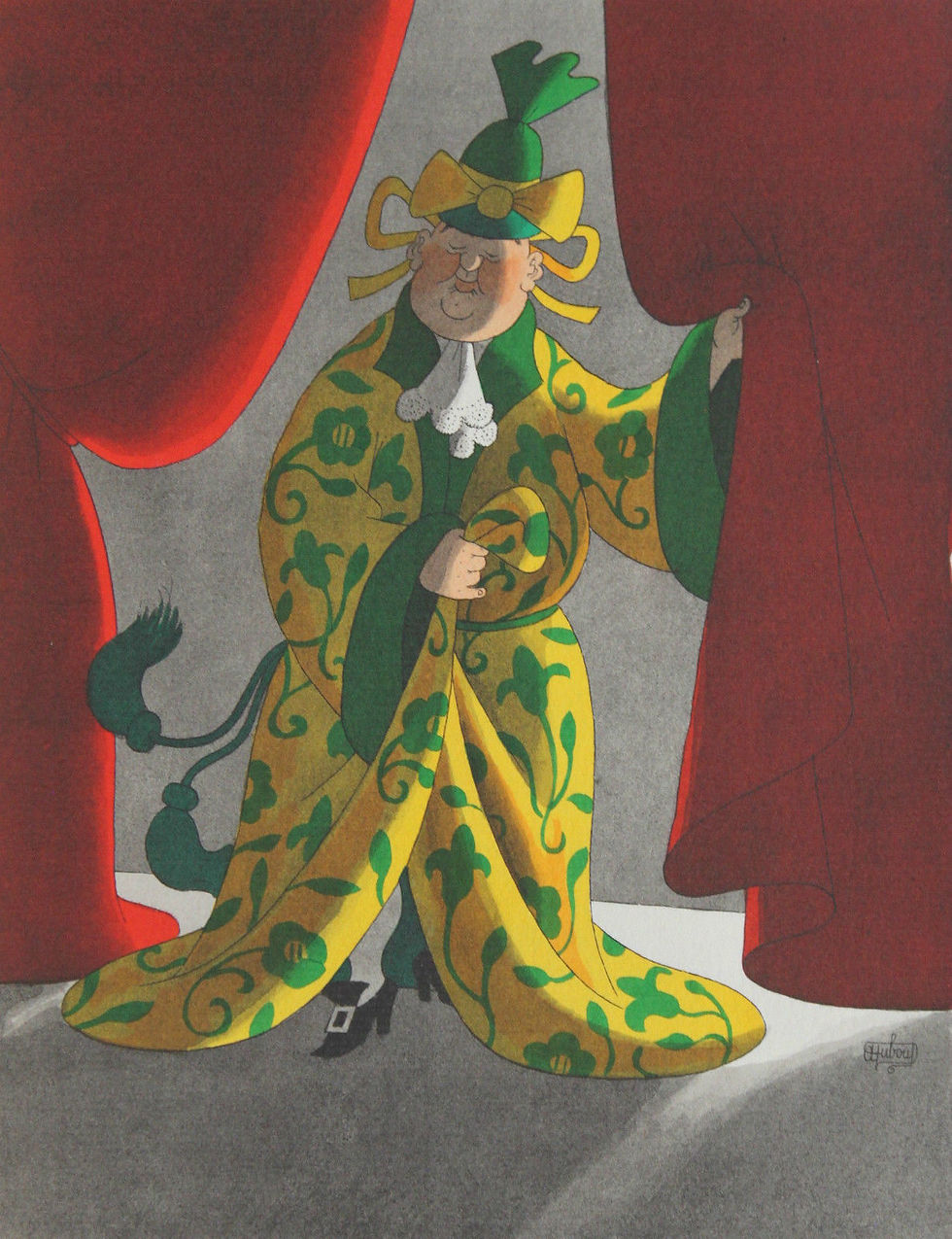 Miniature : Le Bourgeois gentilhomme Molière illustré par Dubout 1/500 ex avec suite