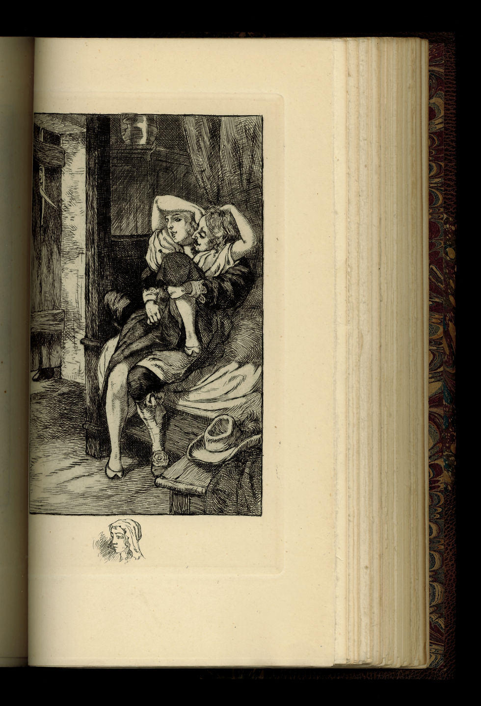 Miniature : L'Histoire comique de Francion. Ch. Sorel. 17 eaux-fortes de Van Maele. 1/61 ex.