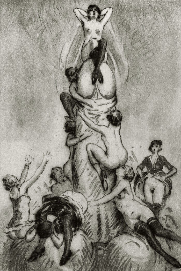 Miniature : Johannes Gros. Moi, Poupée. 1930. Superbe et rarissime curiosa clandestin !