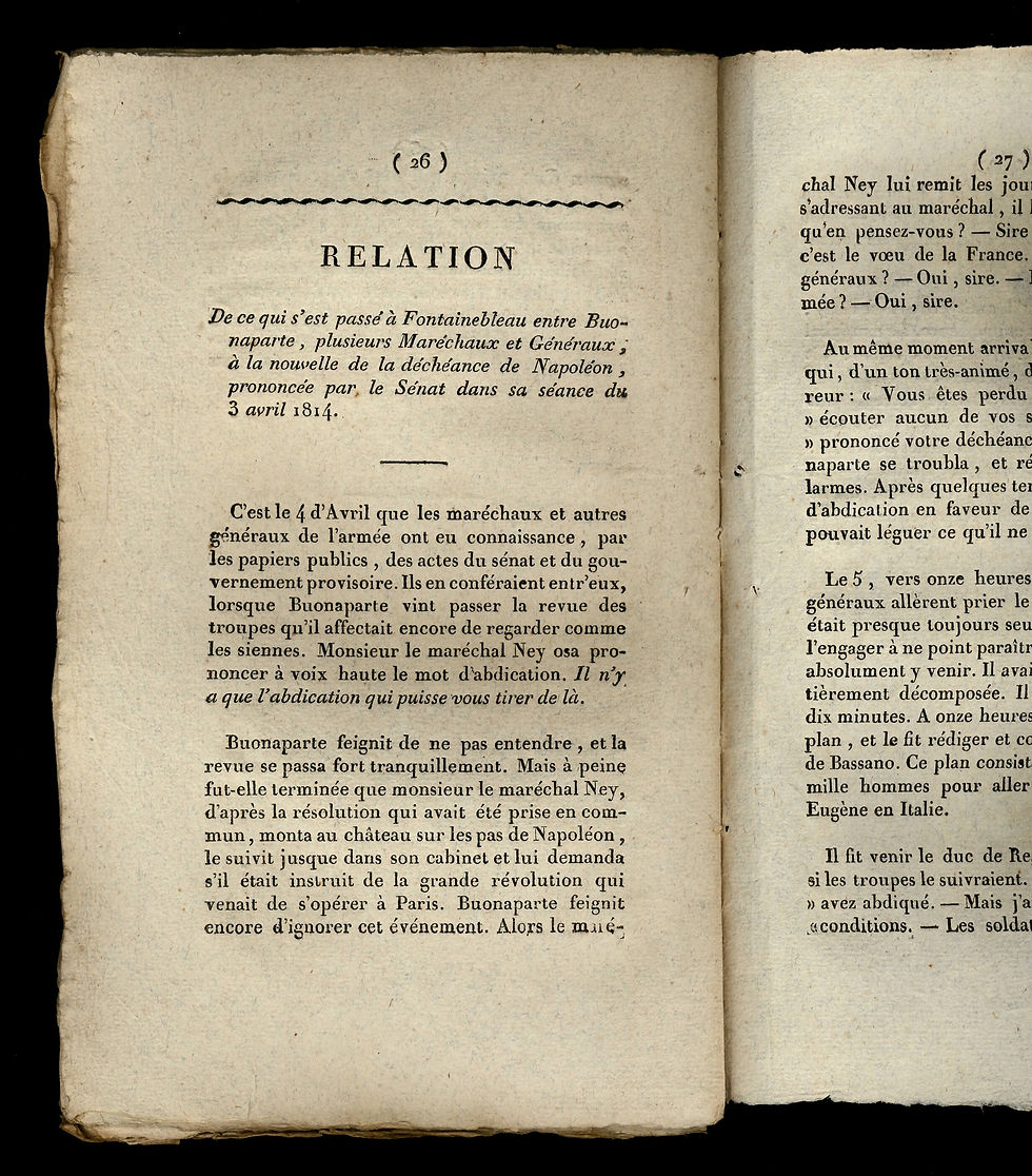 Miniature : Anecdotes curieuses sur Buonaparte (1814) | Île d'Elbe (description)