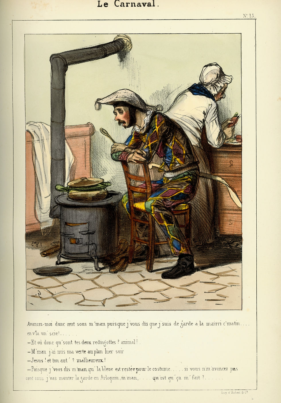 Miniature : 1850 | Paul Gavarni | Très rare album de 88 lithographies originales en couleurs