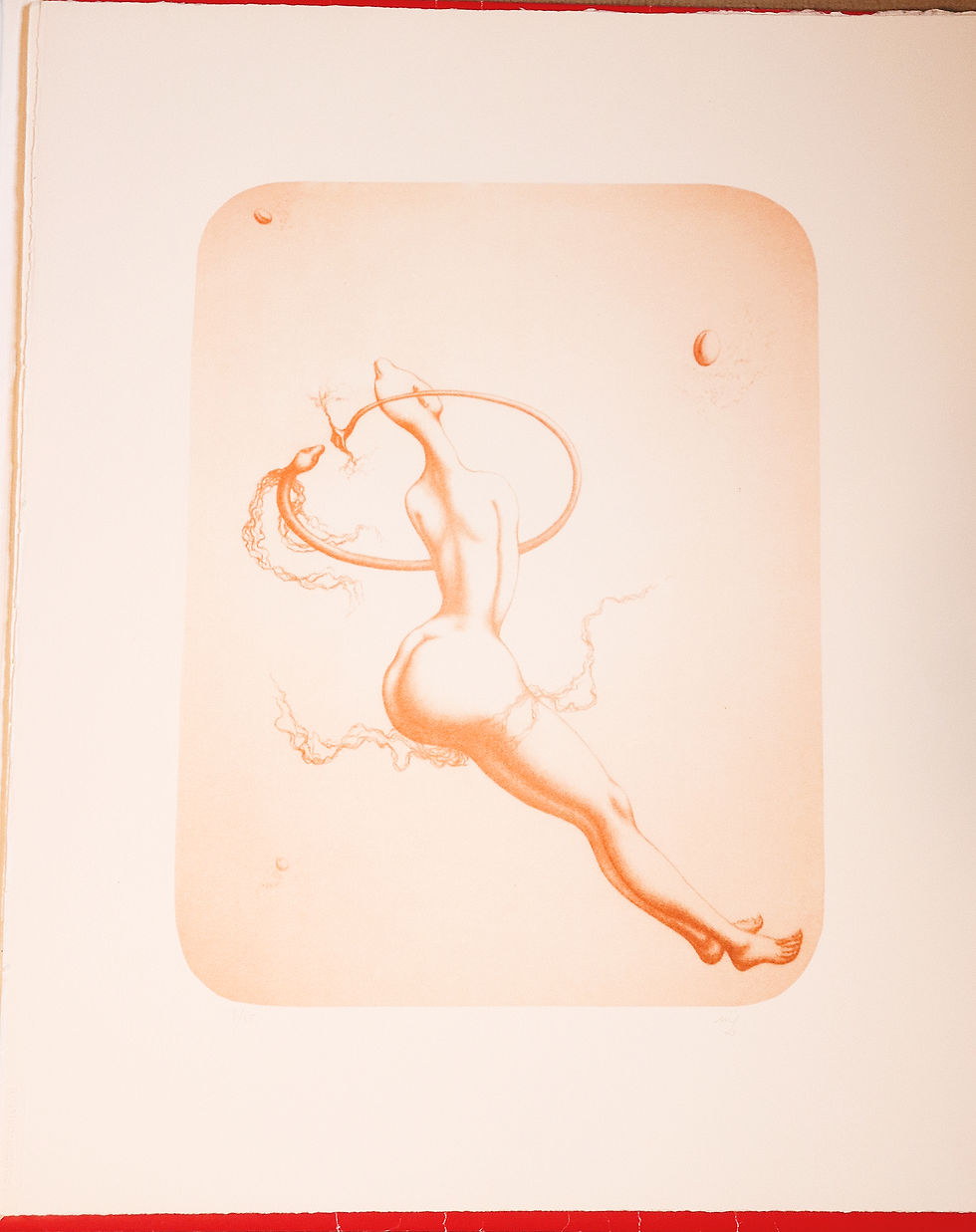 Miniature : Sir L. Un jour le jour de la belle comme le jour. 1977. 1/35. 6 lithographies.
