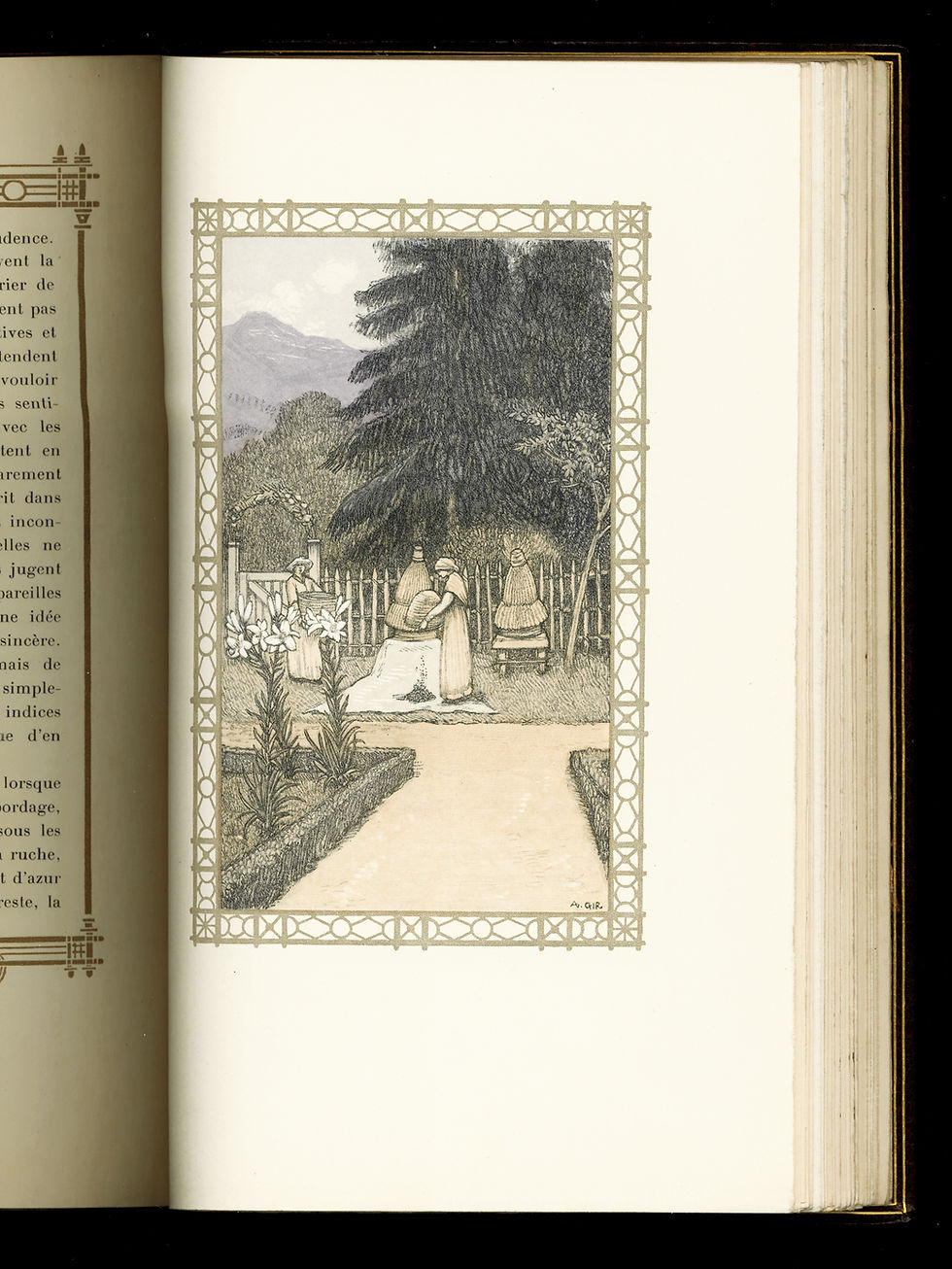 Miniature : La Vie des Abeilles de Maurice Maeterlinck illustrée par A. Giraldon (1914-1918)