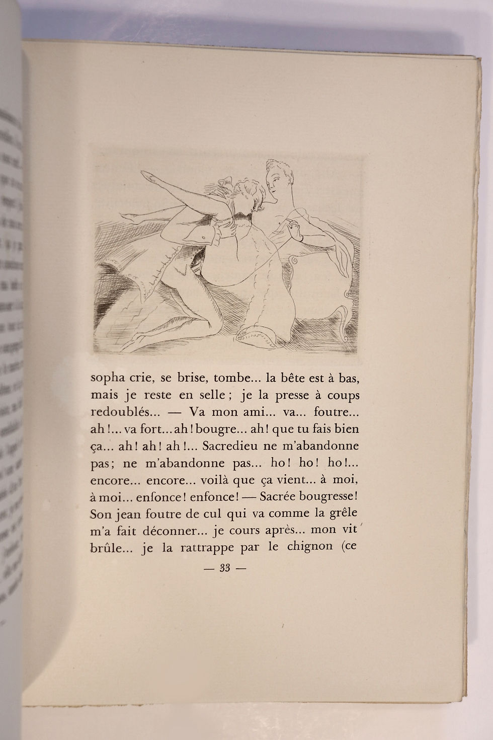 Miniature : Mirabeau. Le libertin de qualité (1929). 19 eaux-fortes. 1/200 ex. Rare curiosa