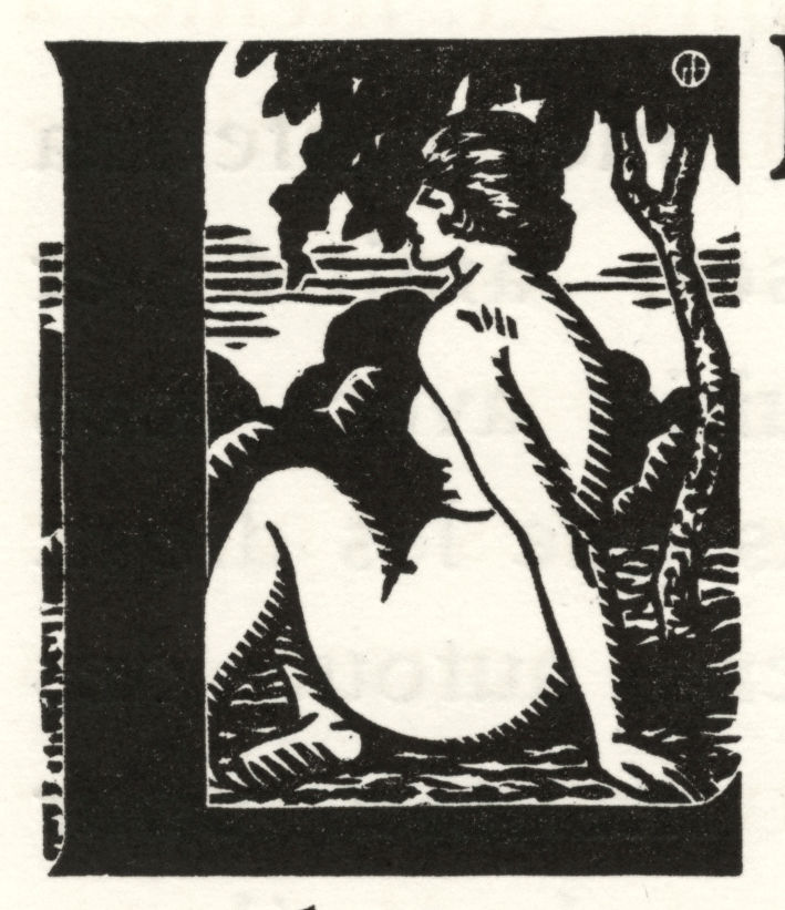 Miniature : Maurice de Guérin. Georges Baudin. La Bacchante (1921). 1/200 ex. Hollande