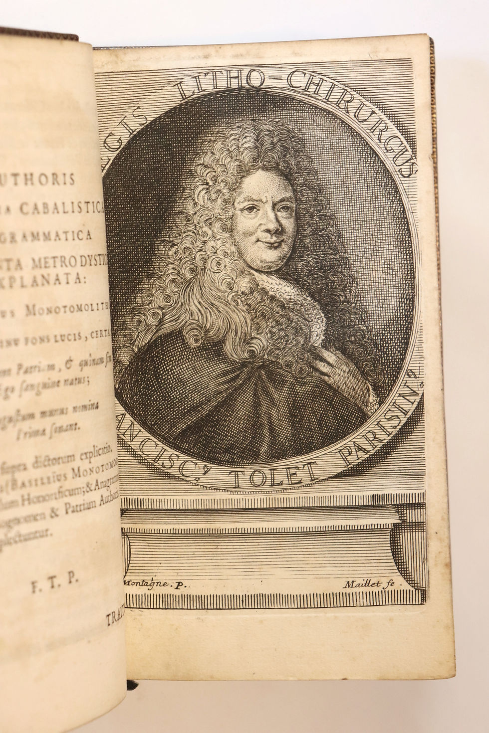 Miniature : François Tolet. Traité de la lithotomie ou de l'extraction de la pierre (1708).