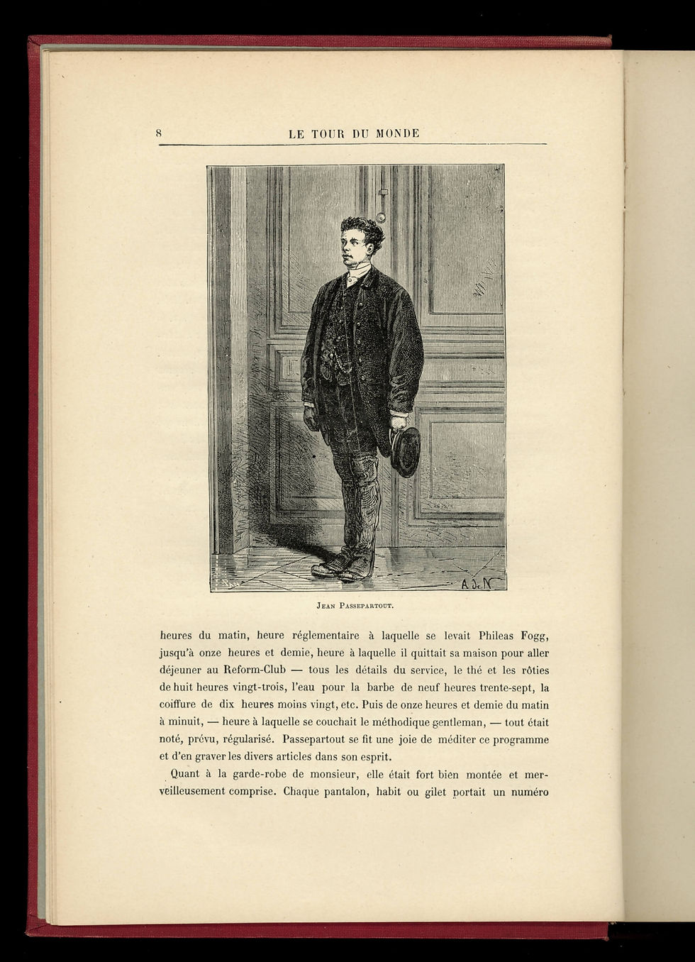 Miniature : Jules Verne | Le tour du monde en 80 jours | Collection Hetzel, ca 1906-1911