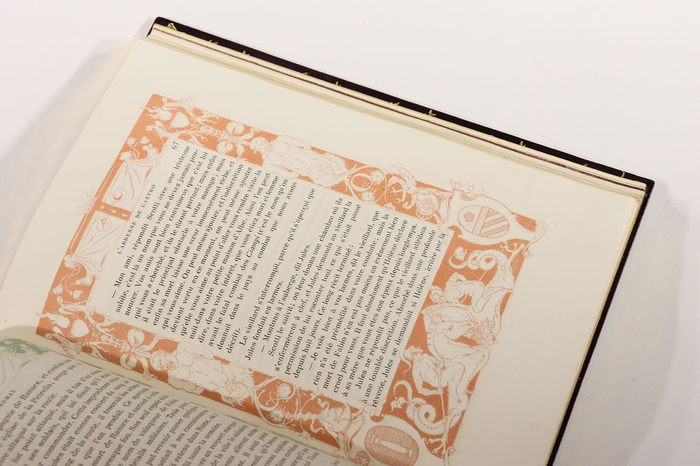 Miniature : 1890 | Stendhal | L'Abbesse de Castro | Splendide exemplaire Angelo Mariani