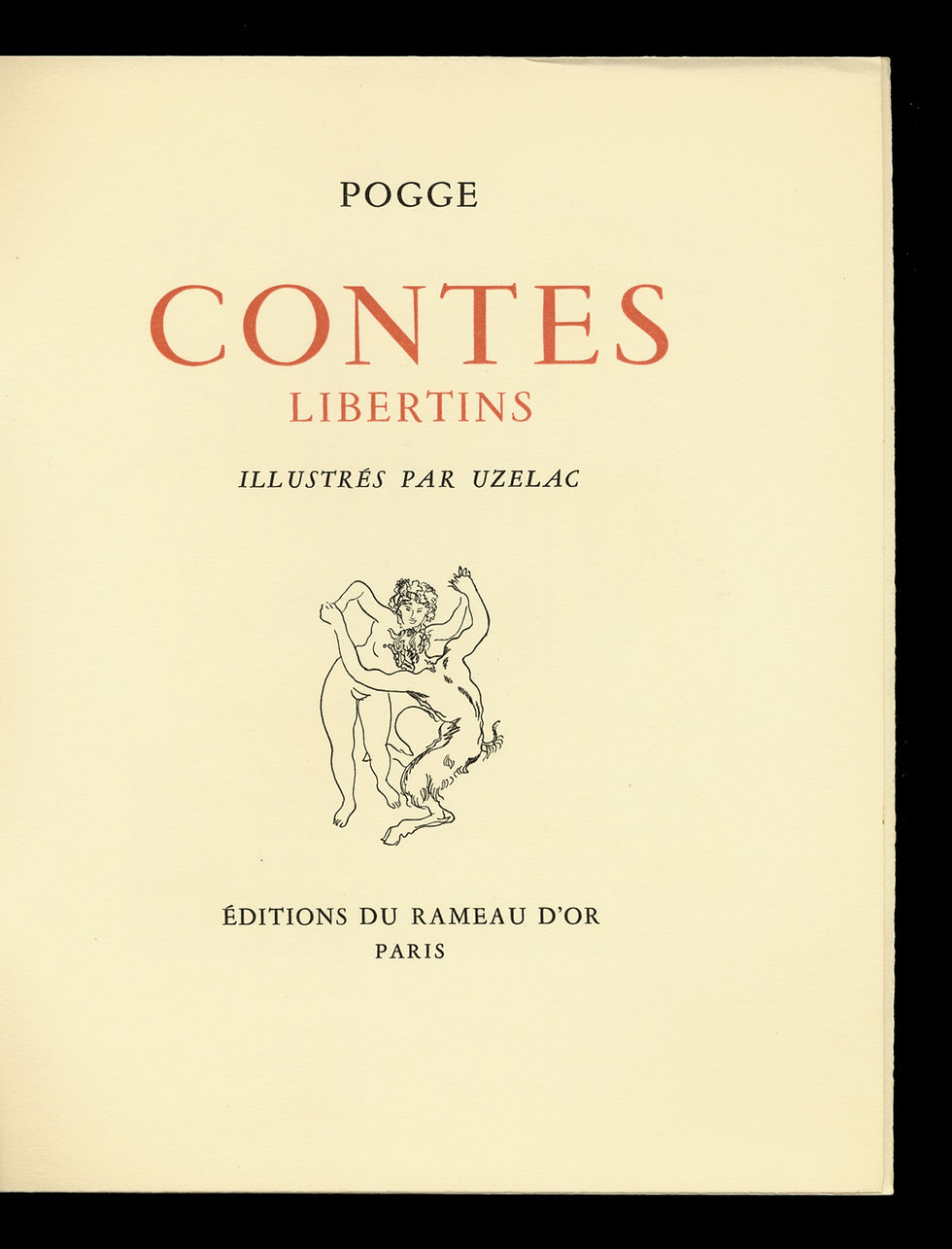 Miniature : Les Contes Libertins du Pogge, illustrés par Uzelac (1950) avec suite