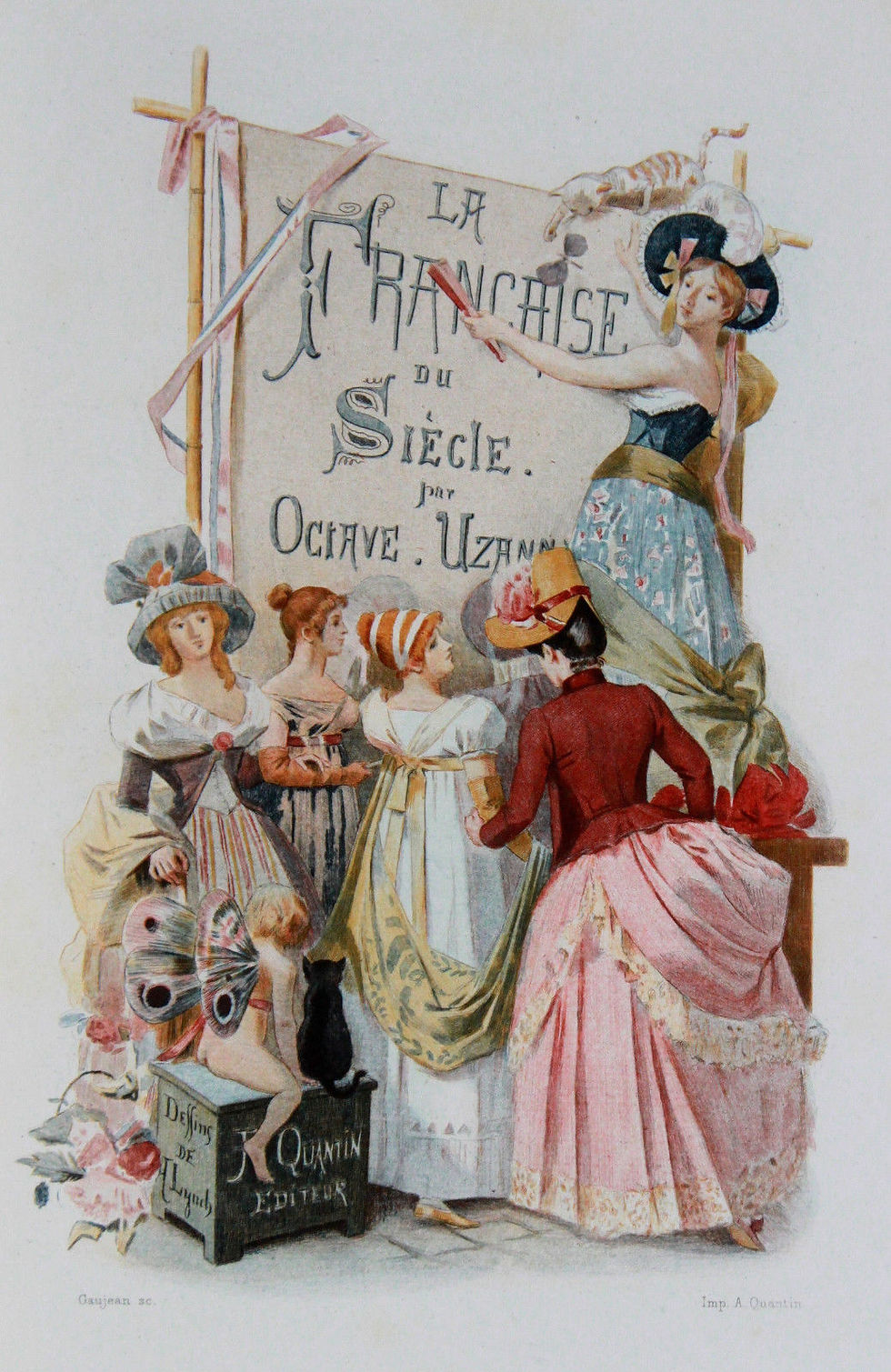 Miniature : Octave Uzanne. La Française du Siècle (1886). Illustrations d'Albert Lynch