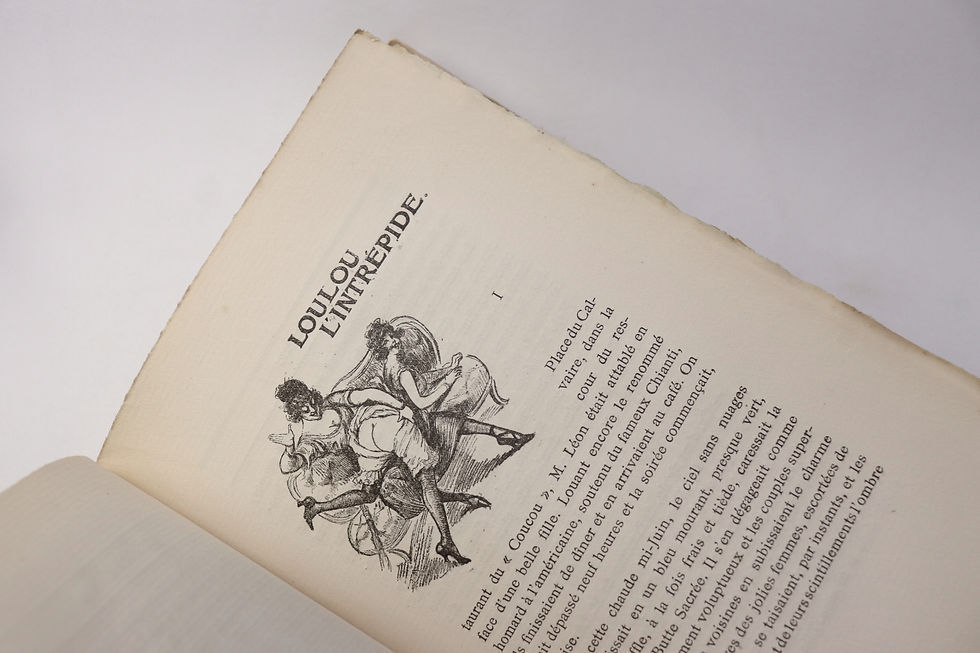 Miniature : Louis Malteste. Fifi l'Arpète. 1922. Orties Blanches. Fessée. Spanking.