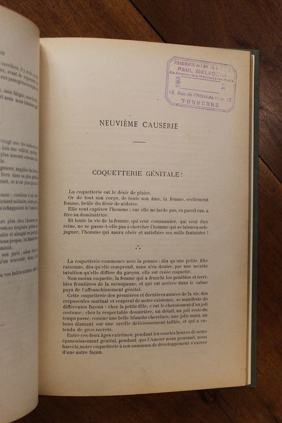Miniature : Sexologie. Érotisme. Les Causeries de Lucine par le Docteur Lutaud (1900)