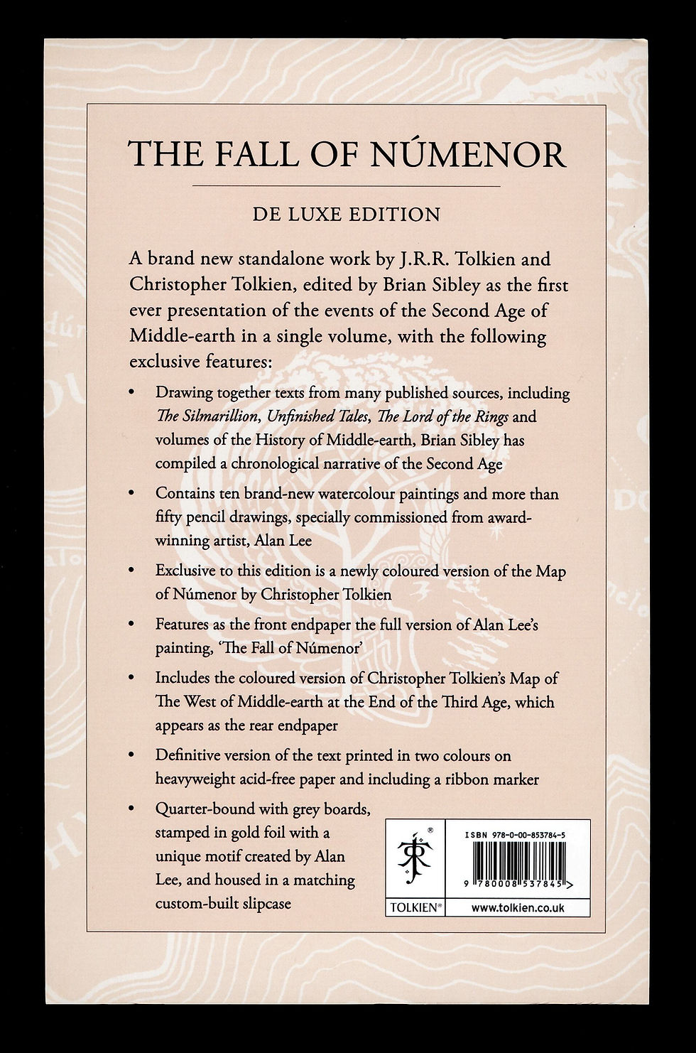 Miniature : J.R.R. Tolkien | The Fall of Númenor (2022) Signed Deluxe edition First printing